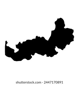Holstebro Municipality map, administrative division of Denmark. Vector illustration.