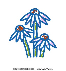 holy basil ayurvedic herb doodle icon sketch vector. holy basil ayurvedic herb sign. isolated symbol illustration