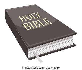 Holy Bible Book Golden Letters Stock Vector (Royalty Free) 213748339 ...