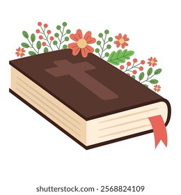 holy bible book icon isolated