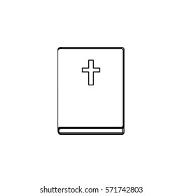 Holy bible book icon vector illustration graphic design