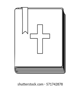 Holy bible book icon vector illustration graphic design