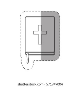 Holy bible book icon vector illustration graphic design