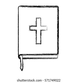 Holy bible book icon vector illustration graphic design