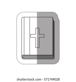 Holy bible book icon vector illustration graphic design