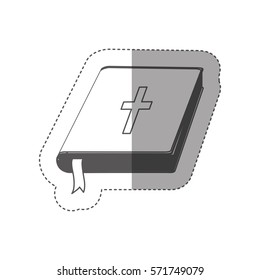 Holy bible book icon vector illustration graphic design