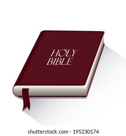Holy bible design over white background, vector illustration