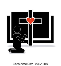 holy bible design, vector illustration eps10 graphic 