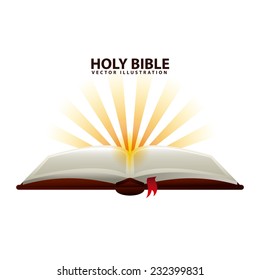 holy bible graphic design , vector illustration