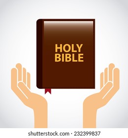 holy bible graphic design , vector illustration
