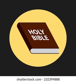 holy bible graphic design , vector illustration