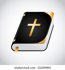 holy bible graphic design , vector illustration