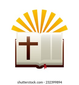 holy bible graphic design , vector illustration
