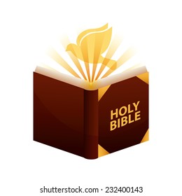 holy bible graphic design , vector illustration
