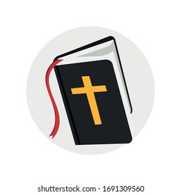 Holy Bible icon. isolated design element