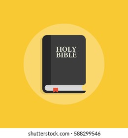 Holy Bible icon. Vector