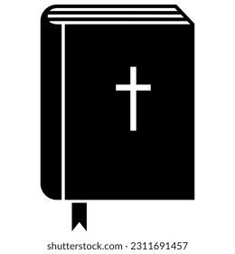 Holy Bible on white background