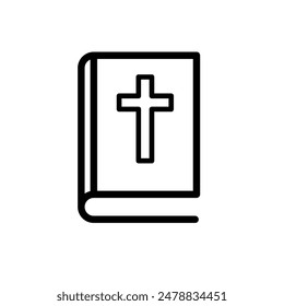 holy bible - vector icon	