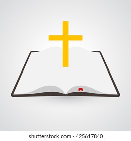 Holy Bible vector icon