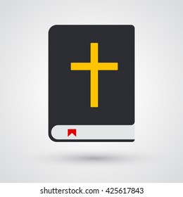 Holy Bible vector icon