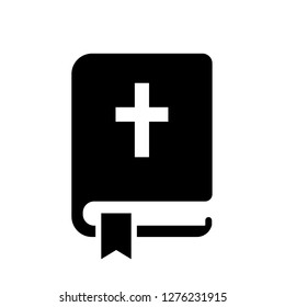 Holy Bible vector icon illustration isolated on white background