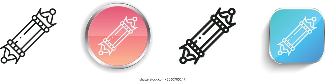 holy blood icon. Thin Linear, Regular and Button Style Design Isolated On White Background
