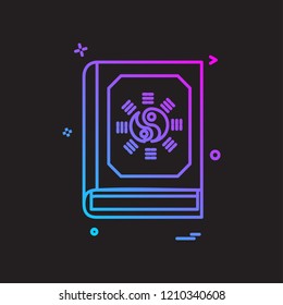 Holy book icon design vector