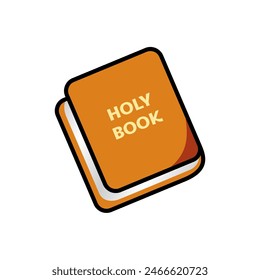 Holy book vector illustration for education.