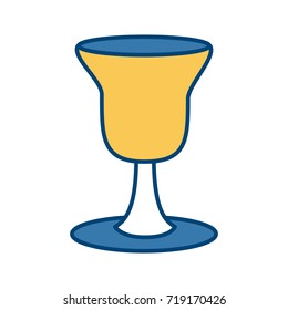 Holy chalice isolated