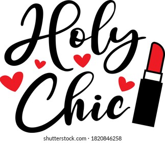 Holy chic quote. Makeup tool