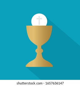 holy communion icon- vector illustration