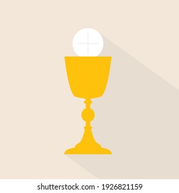 holy communion icon- vector illustration