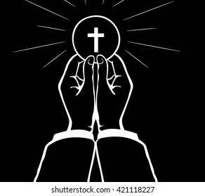Holy Communion vector