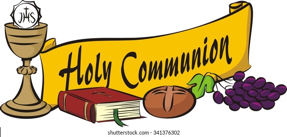 holy communion - vector set