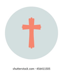 Holy Cross Colored Vector Icon