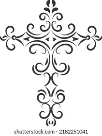 Holy Cross Design for print or use as poster, card, flyer, Tattoo or T Shirt
