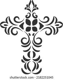 Holy Cross Design for print or use as poster, card, flyer, Tattoo or T Shirt