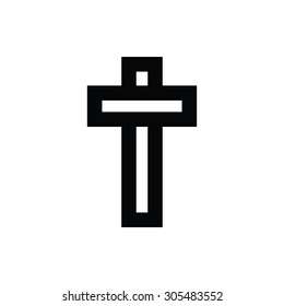 Holy Cross Vector Icon
