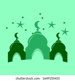 Holy Day for Muslim and Islamic People. Vector Illustration. Suitable for poster, banner, campaign, and greeting card