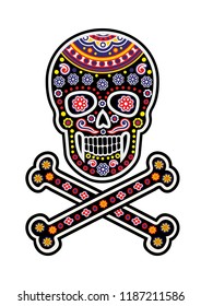 Holy Death, Day of the Dead, mexican sugar skull,vintage design t shirts

