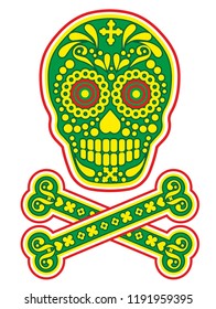 Holy Death, Day of the Dead, mexican sugar skull, vintage design t shirts