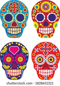 Holy Death, Day of the Dead, mexican sugar skull