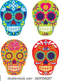 Holy Death, Day of the Dead, mexican sugar skull