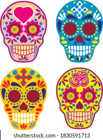 Holy Death, Day of the Dead, mexican sugar skull