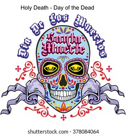 Holy Death, Day of the Dead, mexican sugar skull