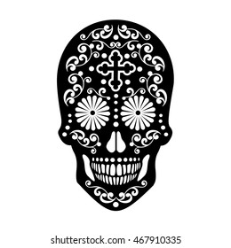 Holy Death, Day of the Dead, mexican sugar skull