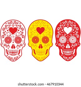 Holy Death, Day of the Dead, mexican sugar skull