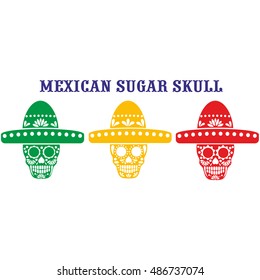 Holy Death, Day of the Dead, mexican sugar skull