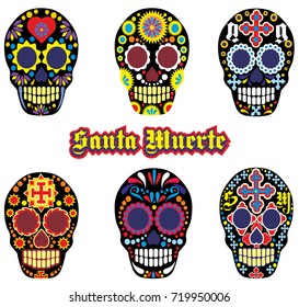 Holy Death, Day of the Dead, mexican sugar skull, design t shirts