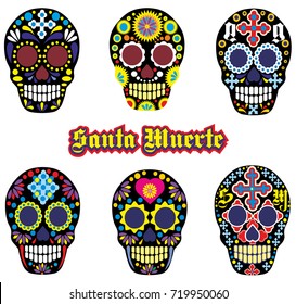 Holy Death, Day of the Dead, mexican sugar skull, design t shirts